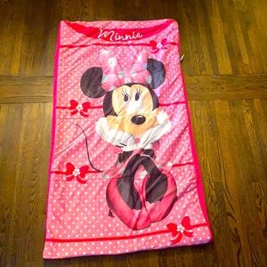 Disney Minnie sleeping bag 28W by 53L